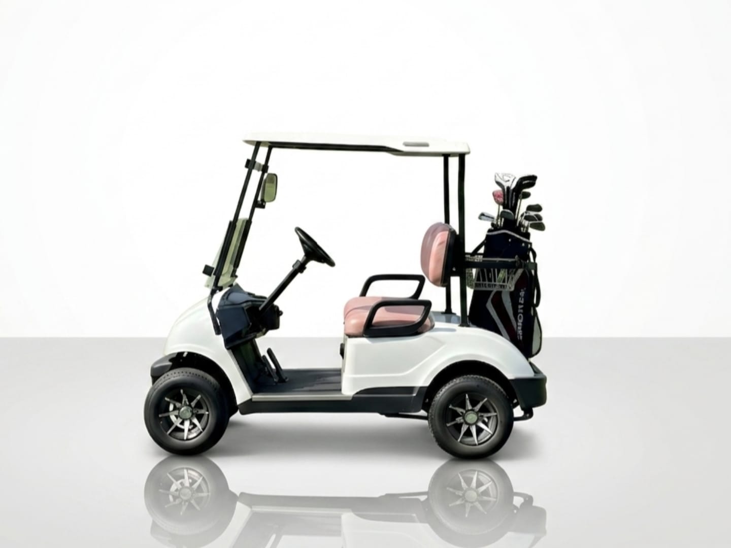 2 Seater Solar Electric Golf Cart for Golf Courses and Private Villas